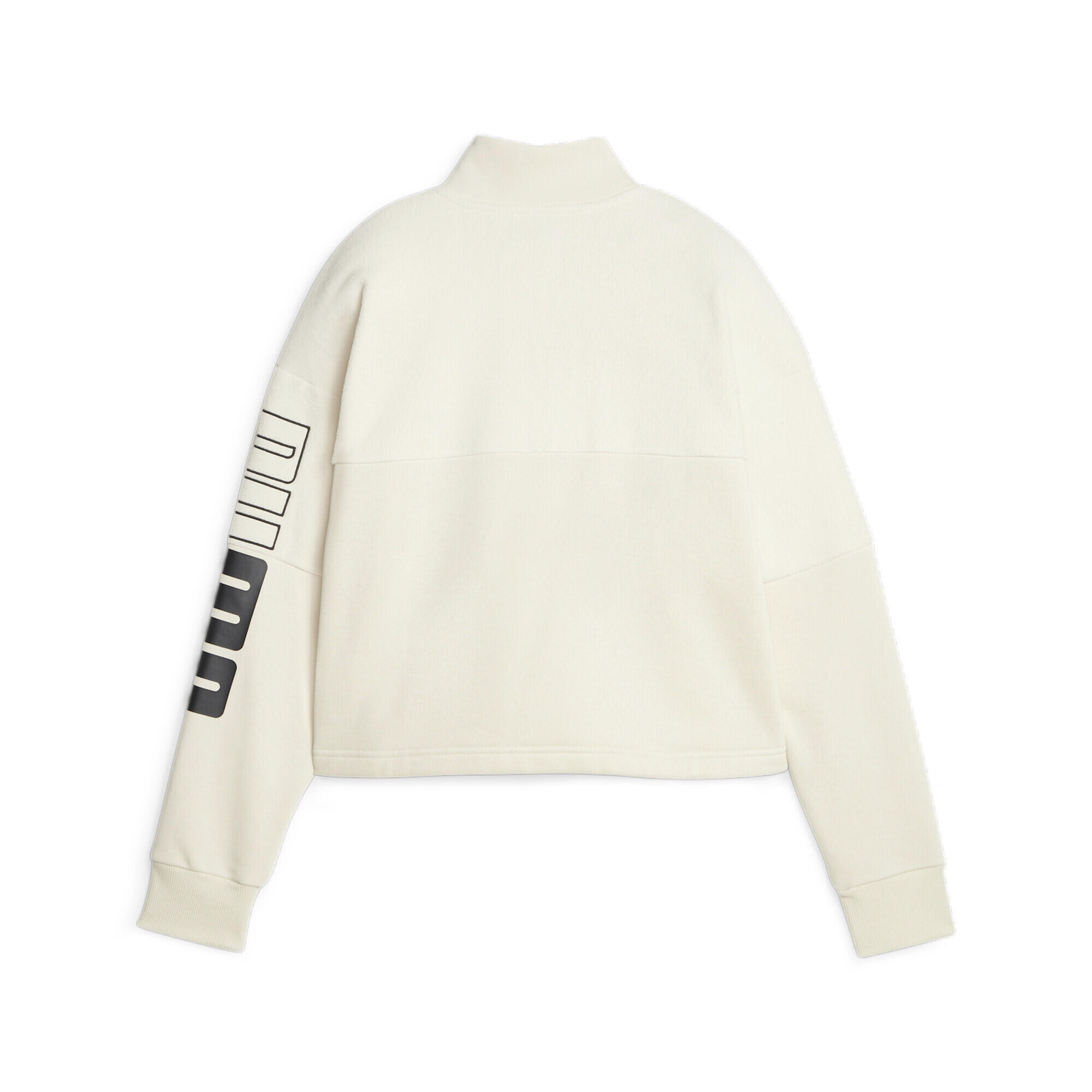 PUMA POWER Colourblock Sweatshirt Damen PUMA Alpine Snow White 6/8