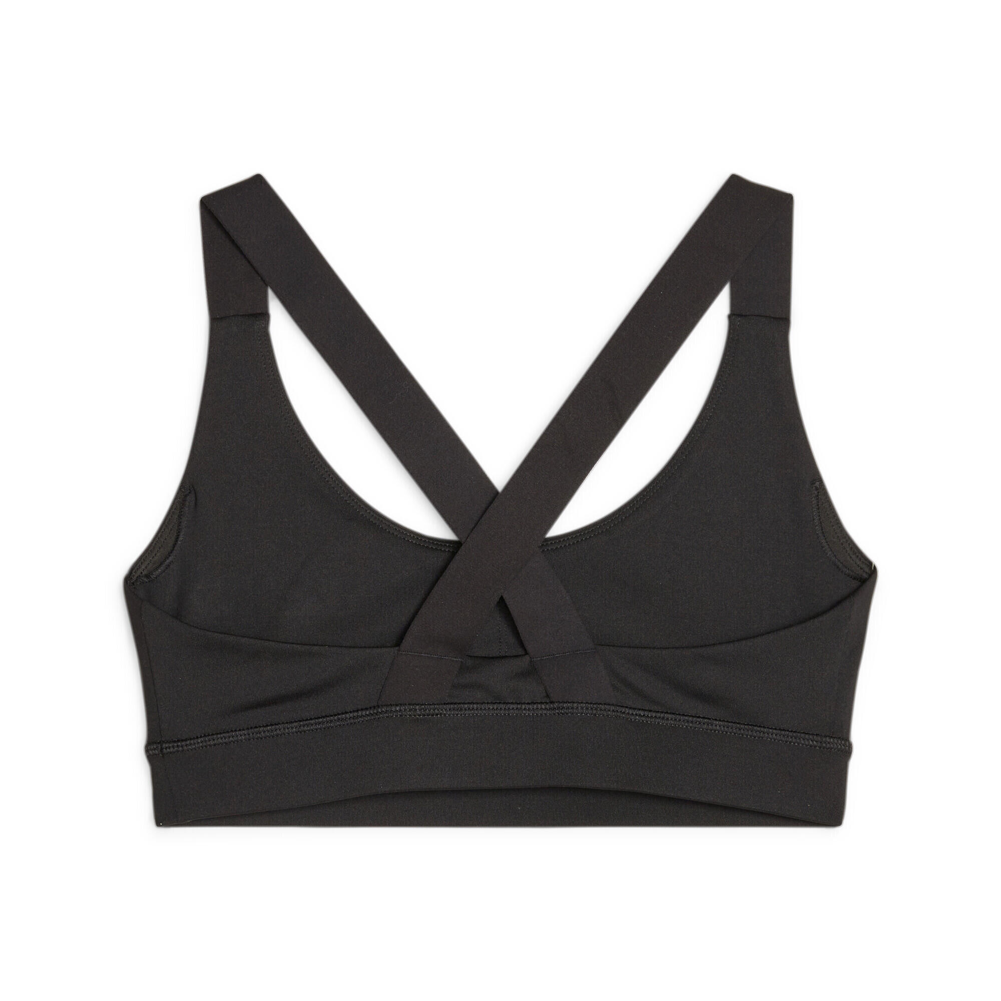 PUMA Fit Mid Support Trainings-BH Damen PUMA Black Gold 6/6