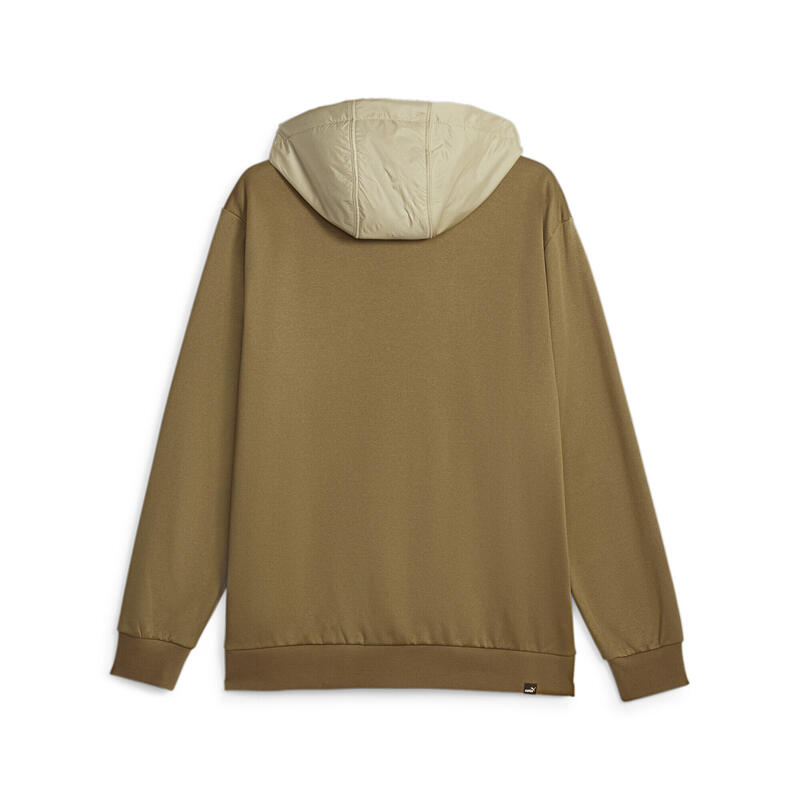 OPEN ROAD hoodie met rits voor heren PUMA Chocolate Chip Brown