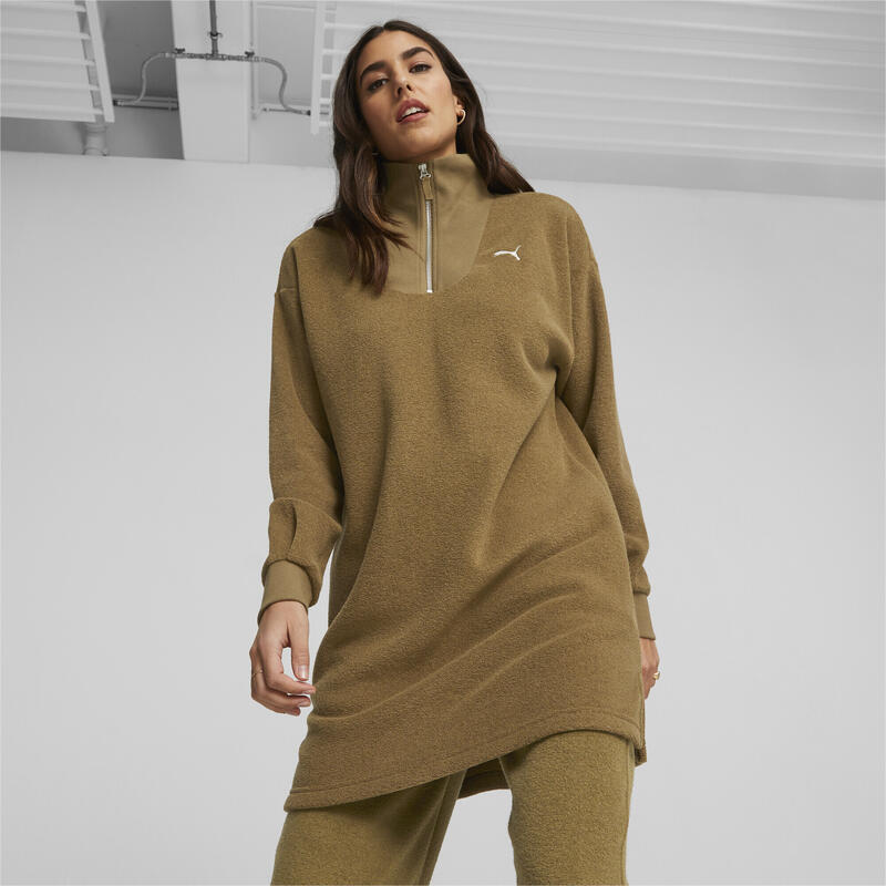 Sudadera larga de media cremallera HER Winterised para mujer