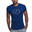 Men Dri-Fit Logo Gym Running Sports T Shirt Fitness Tee - Navy blue