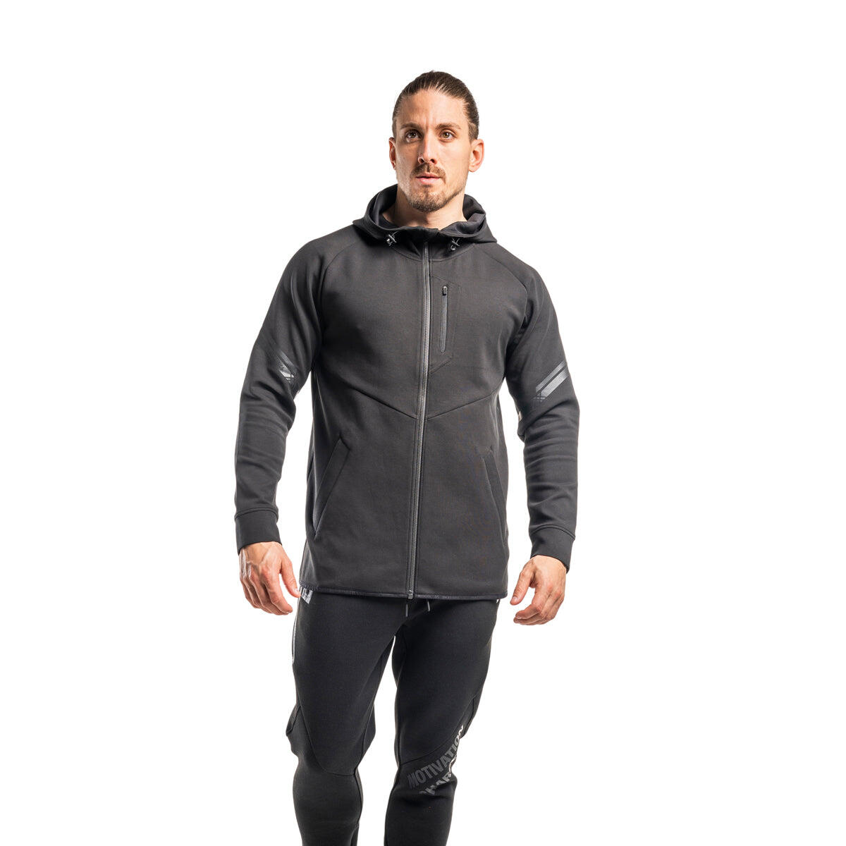Gym Shell Jacket Men ArmPrint Lightweight Sports Softshell Windbreaker Jacket with Hood ...