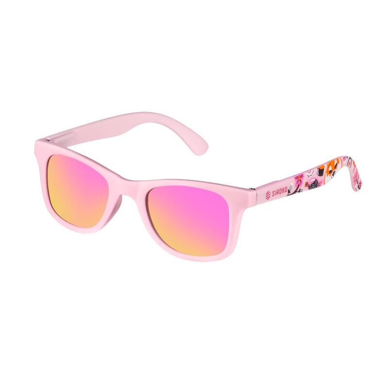 Kinder Surf sonnenbrille für Shiba Inu SIROKO Bubblegum Pink