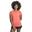 Women Plain V Neck Dri-Fit Yoga Gym Running Sports T Shirt Fitness Tee - Coral