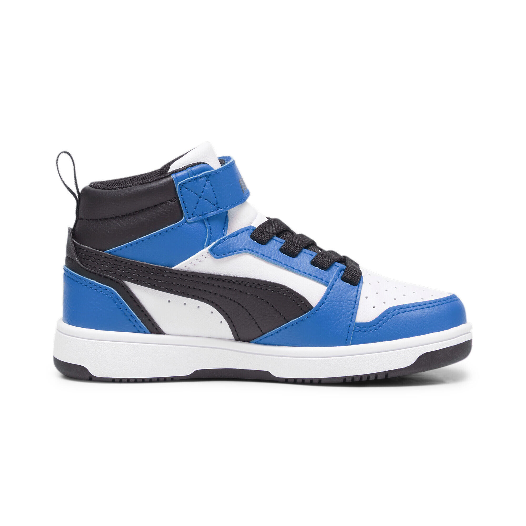 Dziecięce sneakersy Rebound V6 Mid PUMA White Black Racing Blue 7/7