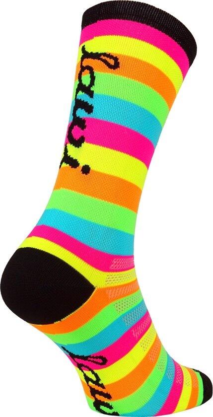 LAWI Fietssokken Pallet fluo