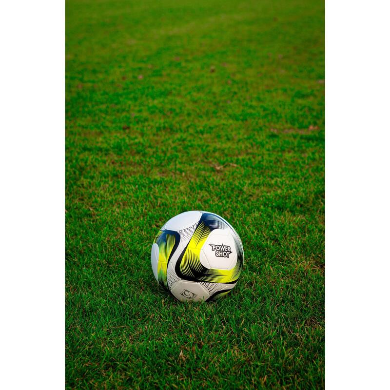 Gelber und blauer Fußball - Größe 3