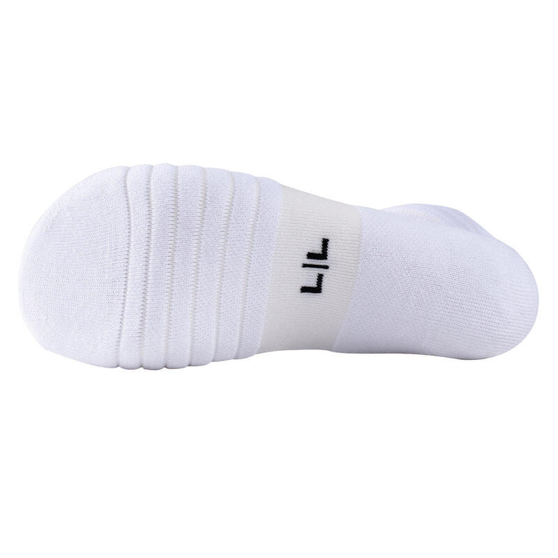Mid-Cut Unisex QuickRecovery Compression Running Sports Sock - WHITE