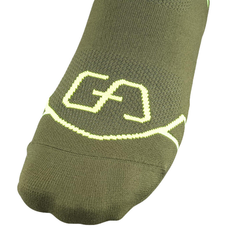 Low-Cut Unisex QuickRecovery Compression Running Sports Sock - OLIVE GREEN