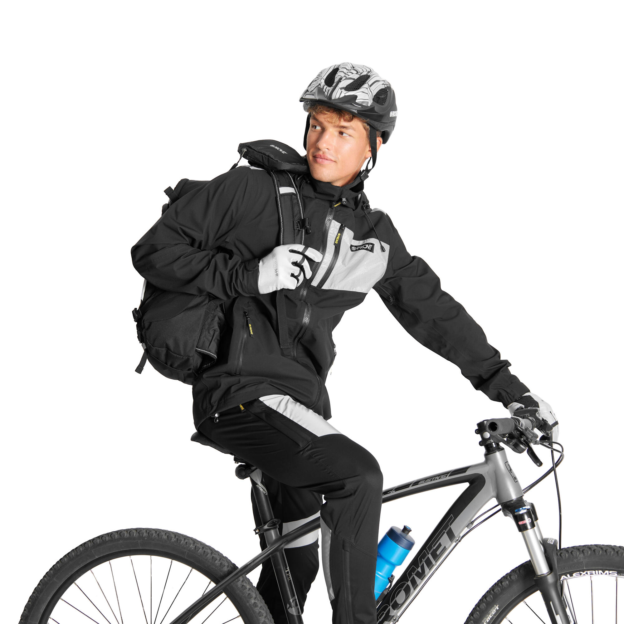 Proviz REFLECT360 Explorer Men's Reflective Waterproof Mountain Bike Jacket 4/7