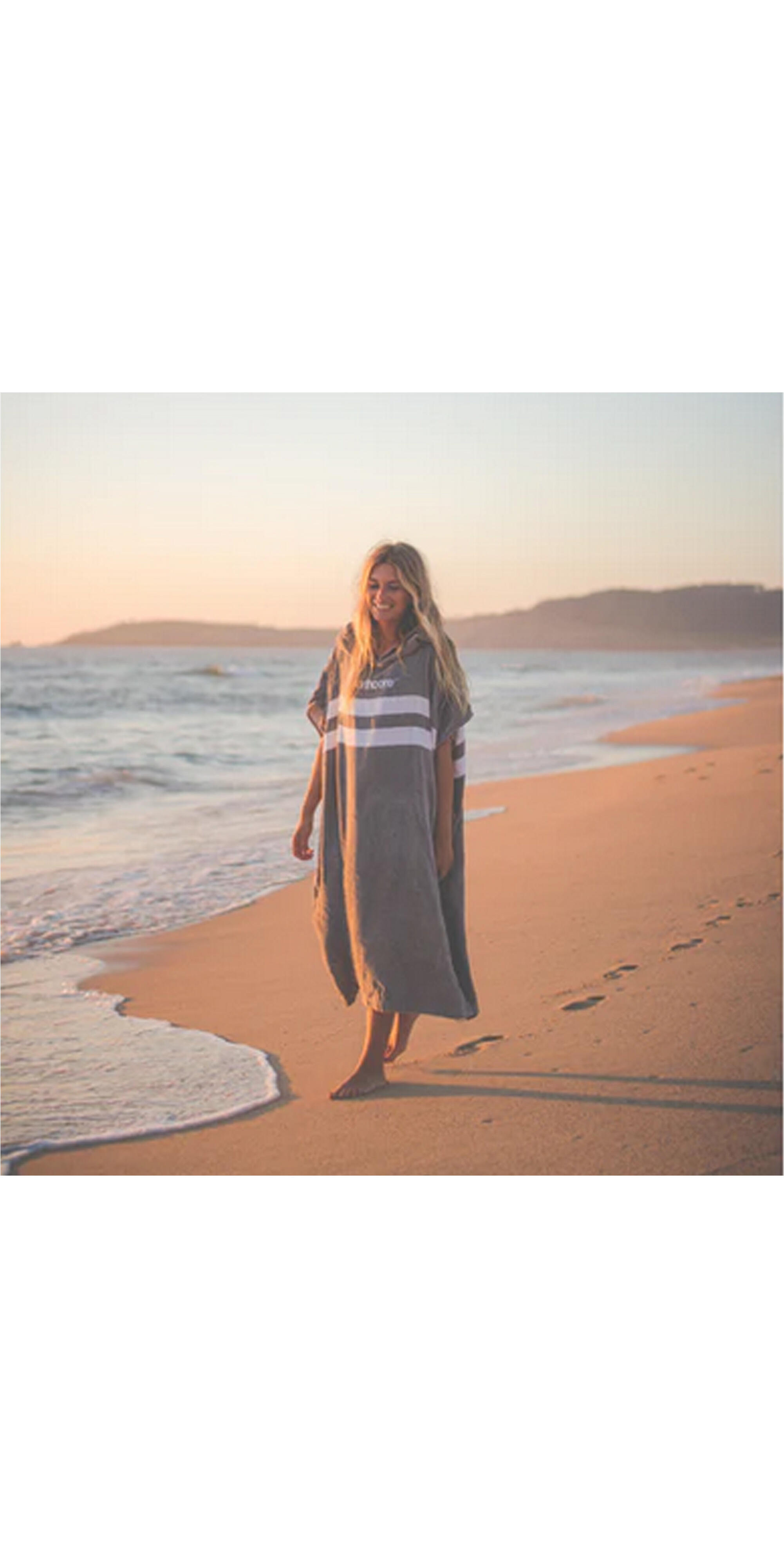 Adult 2025 Beach Basha Stripe Hooded Towel Changing Robe / Poncho NOCO241 6/6