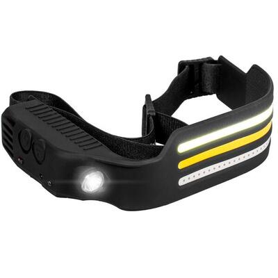 Vayox hoofdlamp va0130 300lm. oplaadbaar. 4x led. usb-c. siliconen
