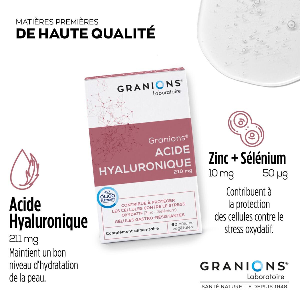Acide Hyaluronique 60 gélules 5/7