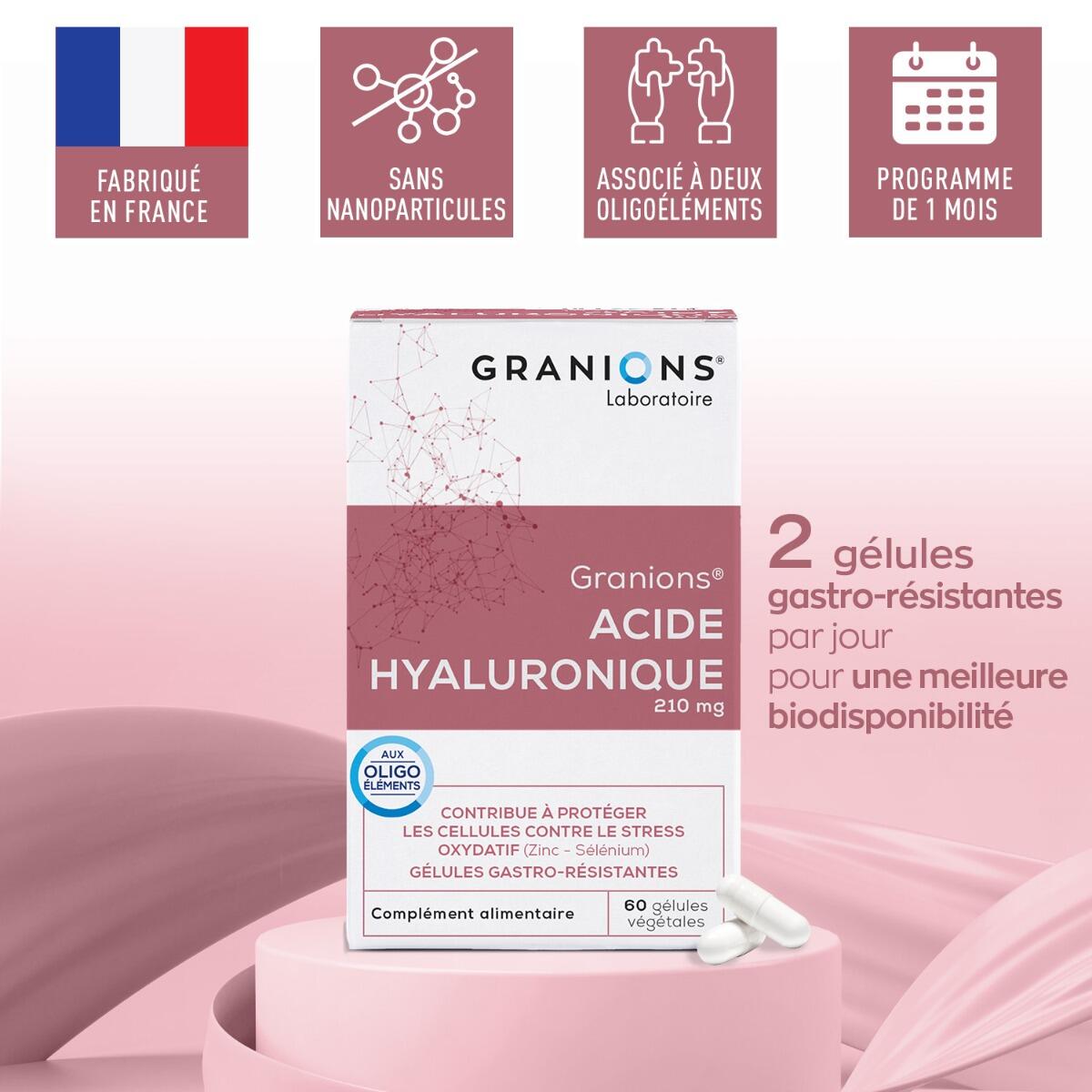 Acide Hyaluronique 60 gélules 3/7