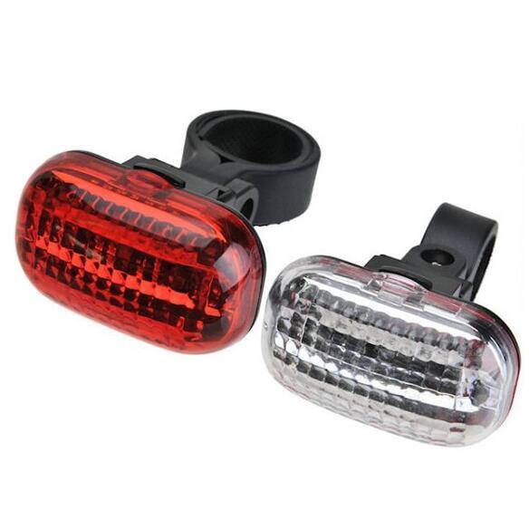 Kit d'éclairage pour vélo LED blanches + rouges