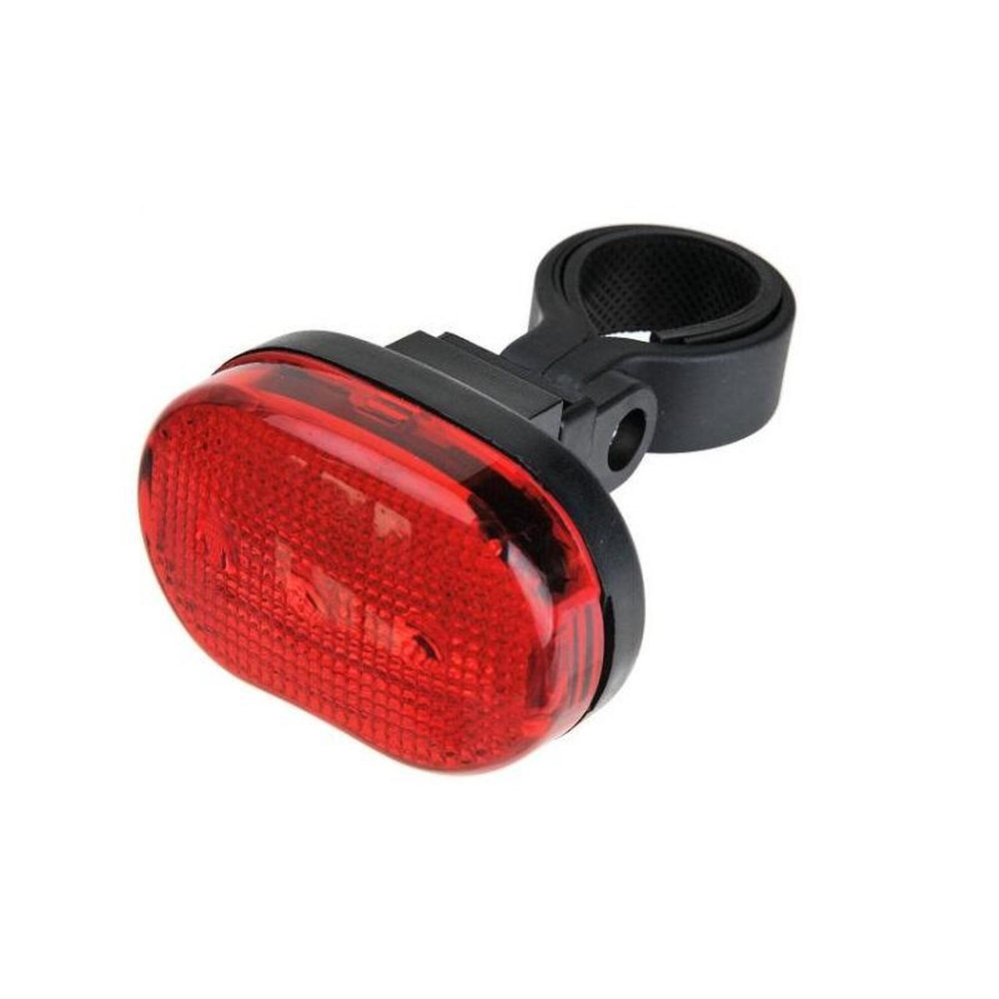 Feu arrière LED pour vélo - 3 Diodes - Feu arrière rouge pour vélo