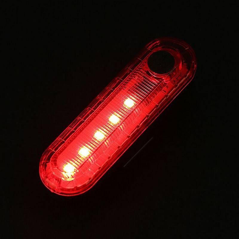 Achterlicht Rood 50 Lumen Fietslamp Achterlicht LED Fietsverlichting 3/7