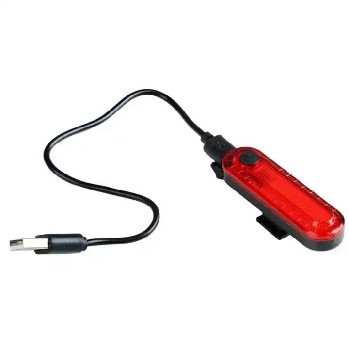 Achterlicht Rood 50 Lumen Fietslamp Achterlicht LED Fietsverlichting 5/7