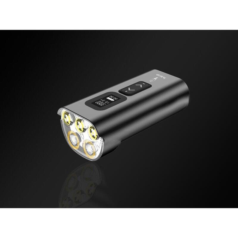 Lumină față bicicletă USB reîncărcabilă, 2200 lumeni - LED șosea/MTB