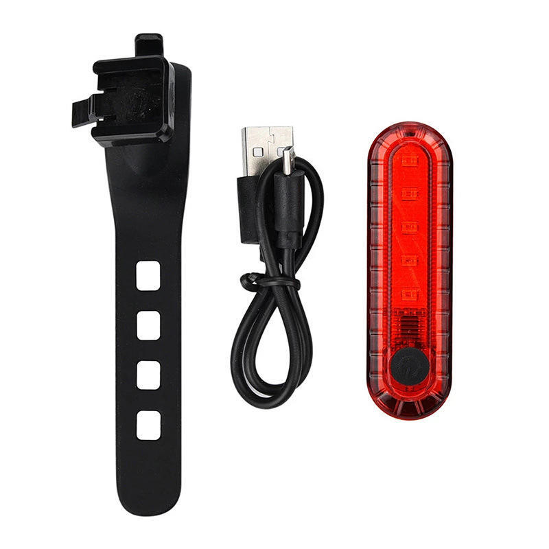 Achterlicht Rood 50 Lumen Fietslamp Achterlicht LED Fietsverlichting 7/7