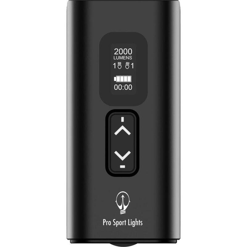 Lumină față bicicletă USB reîncărcabilă, 2200 lumeni - LED șosea/MTB