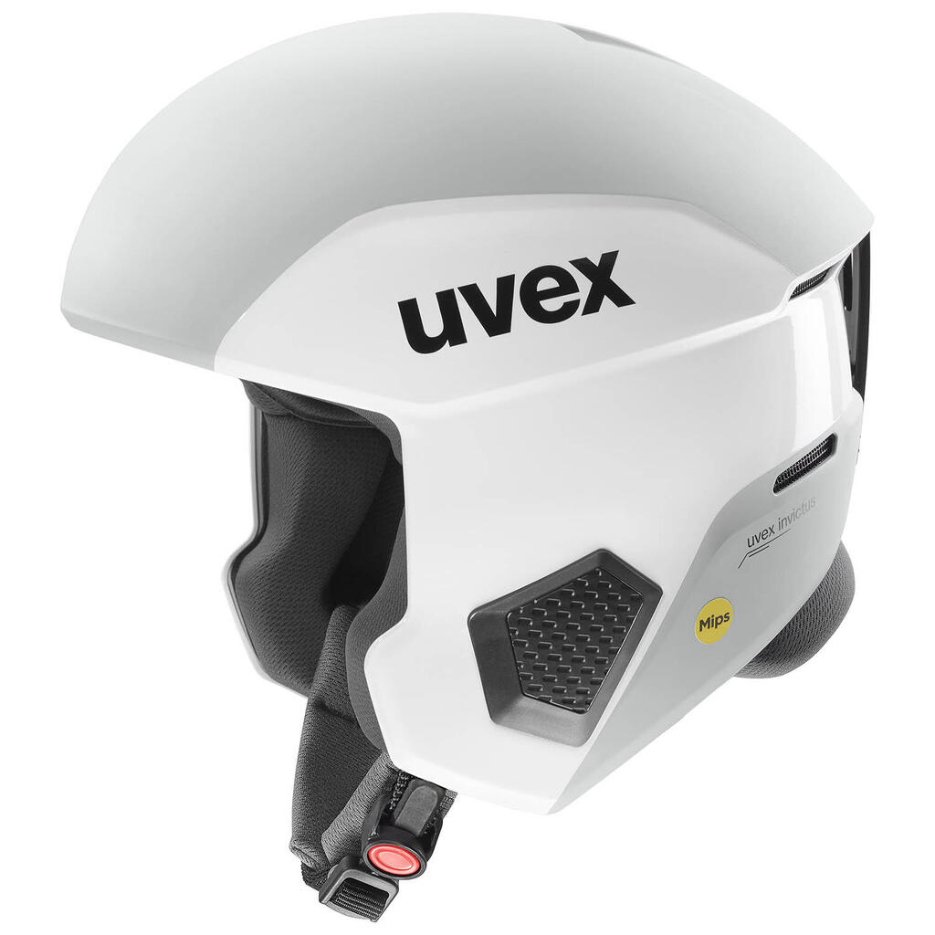 Uvex Invictus Mips Ski Helmet White-Rhino M