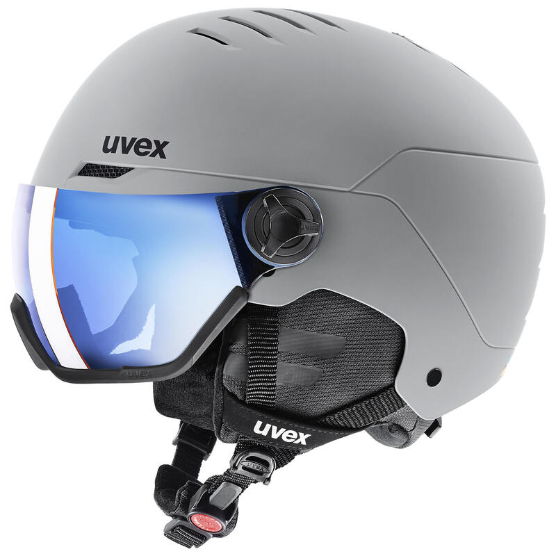 Kask narciarski Uvex Wanted Visor, z szybą