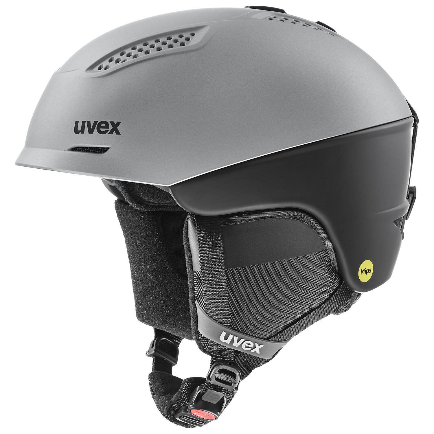 Uvex - Casque De Ski / Snow Ultra Mips Rhino - Black Matt Homme - Casque - Noir - 51-55 Cm - Decathlon