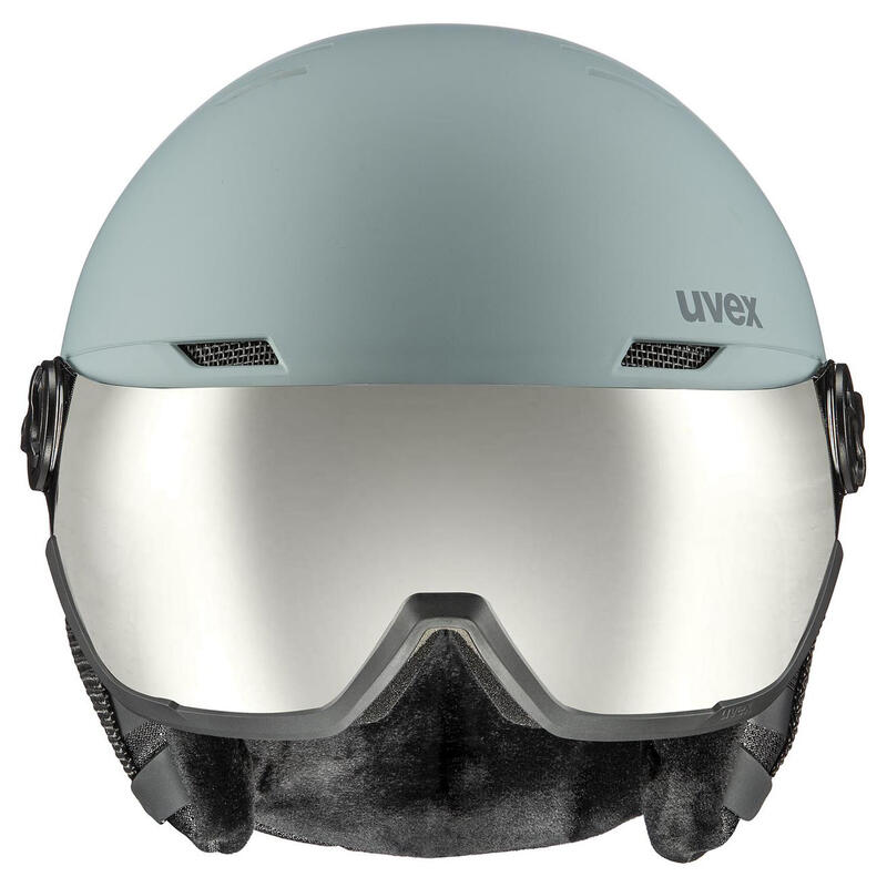 Kask narciarski Uvex Wanted Visor, z szybą