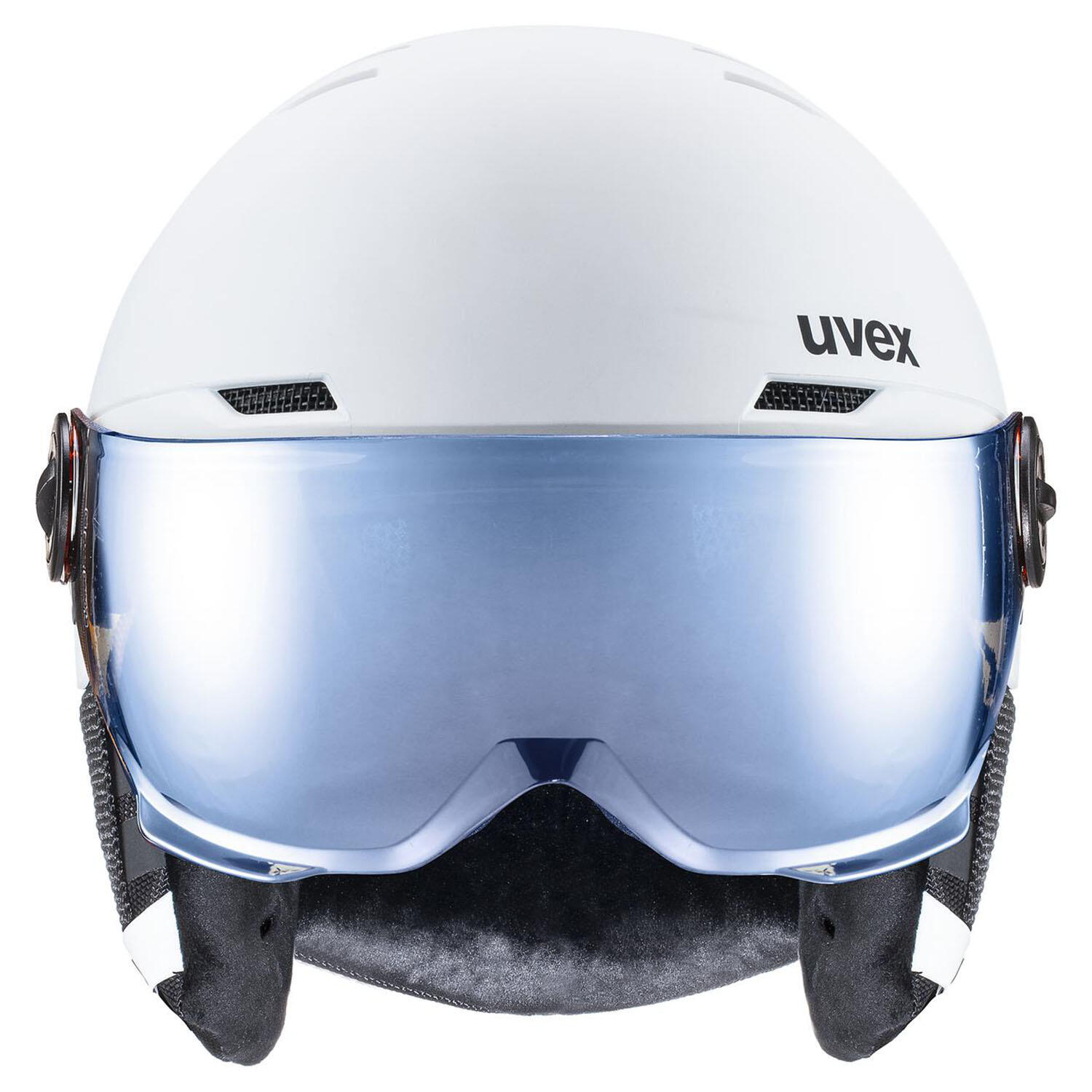 Casque De Ski / Snow Rocket Jr Visor White-black M Garçon 2/6