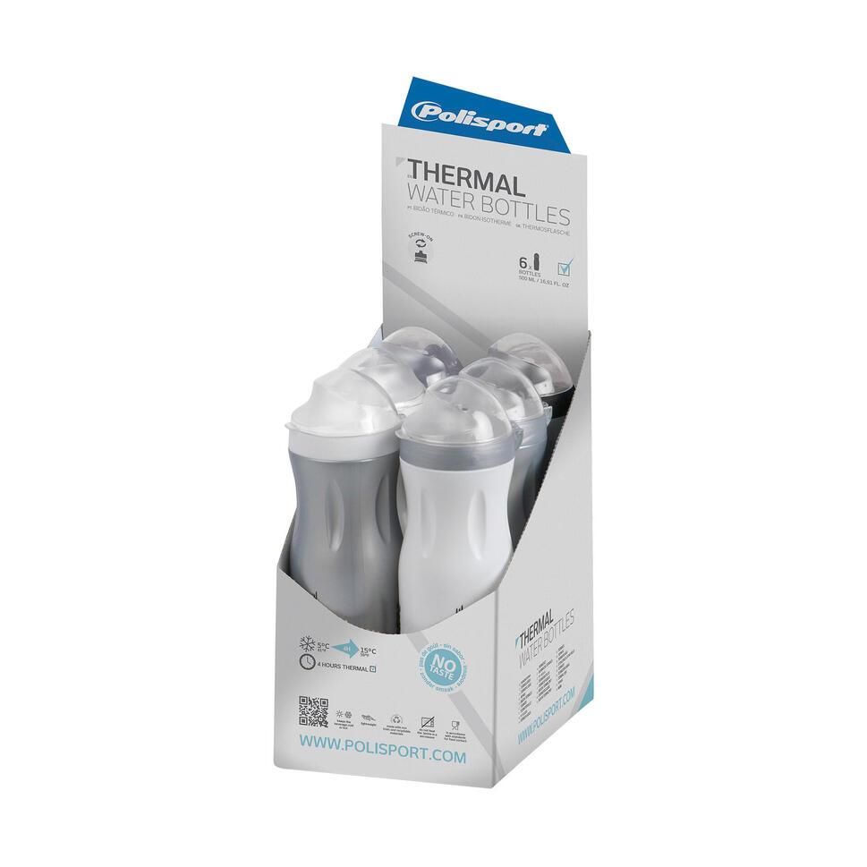 Bidon termiczny Hot & Cold 500ml biały