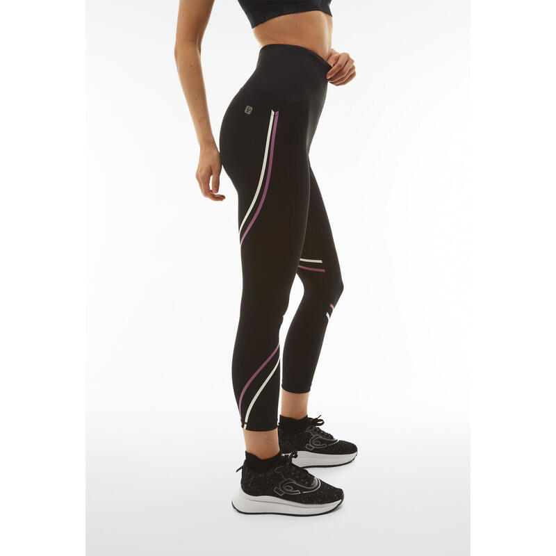 Legging taille super haute 7/8 avec imprimés caoutchoutés colorés