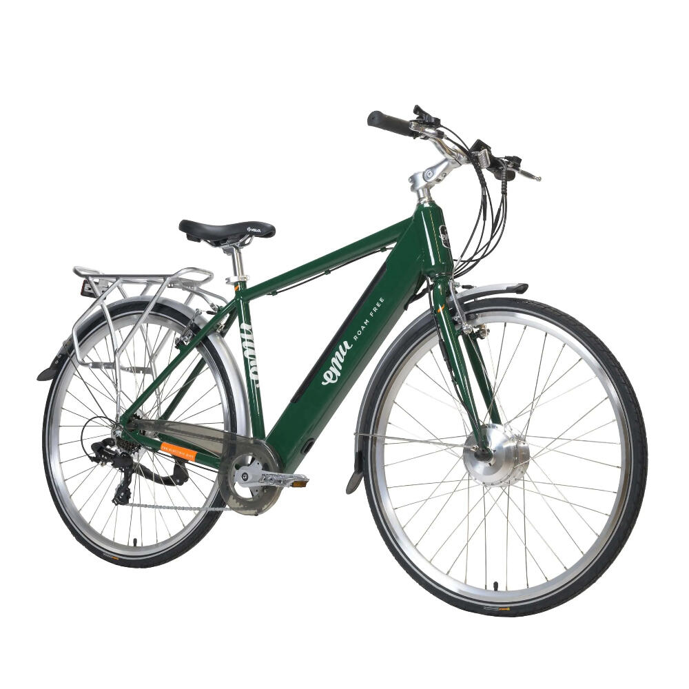 Emu Roam Crossbar Electric Bike 10.4Ah - Racing Green 2/3