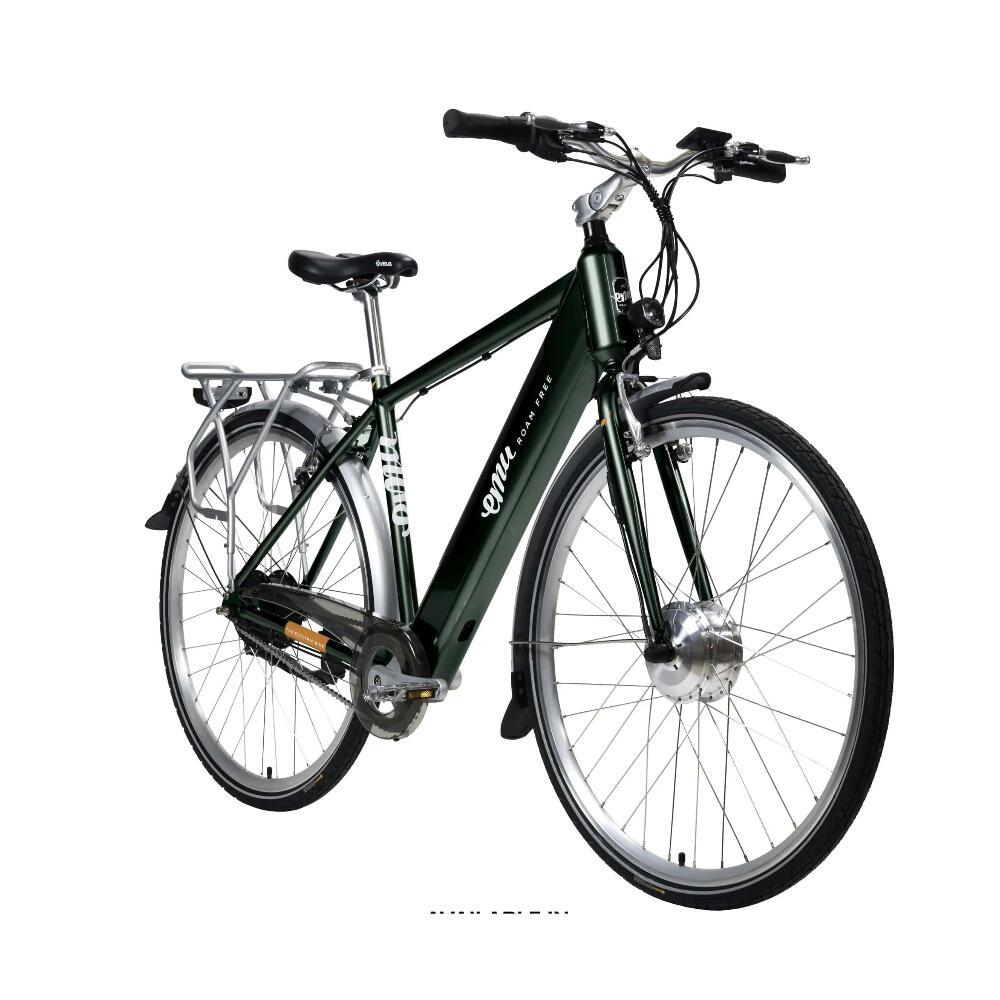 Emu Classic Crossbar Electric Bike 14.5Ah - Racing Green 2/3