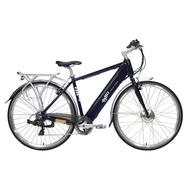 Emu Roam Crossbar Electric Bike 14.5Ah Navy Blue EMU BIKES Decathlon