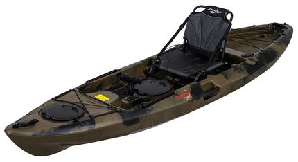 Kajak jednoosobowy wędkarski stabilny do pływania Scorpio kayak Lagoon 10