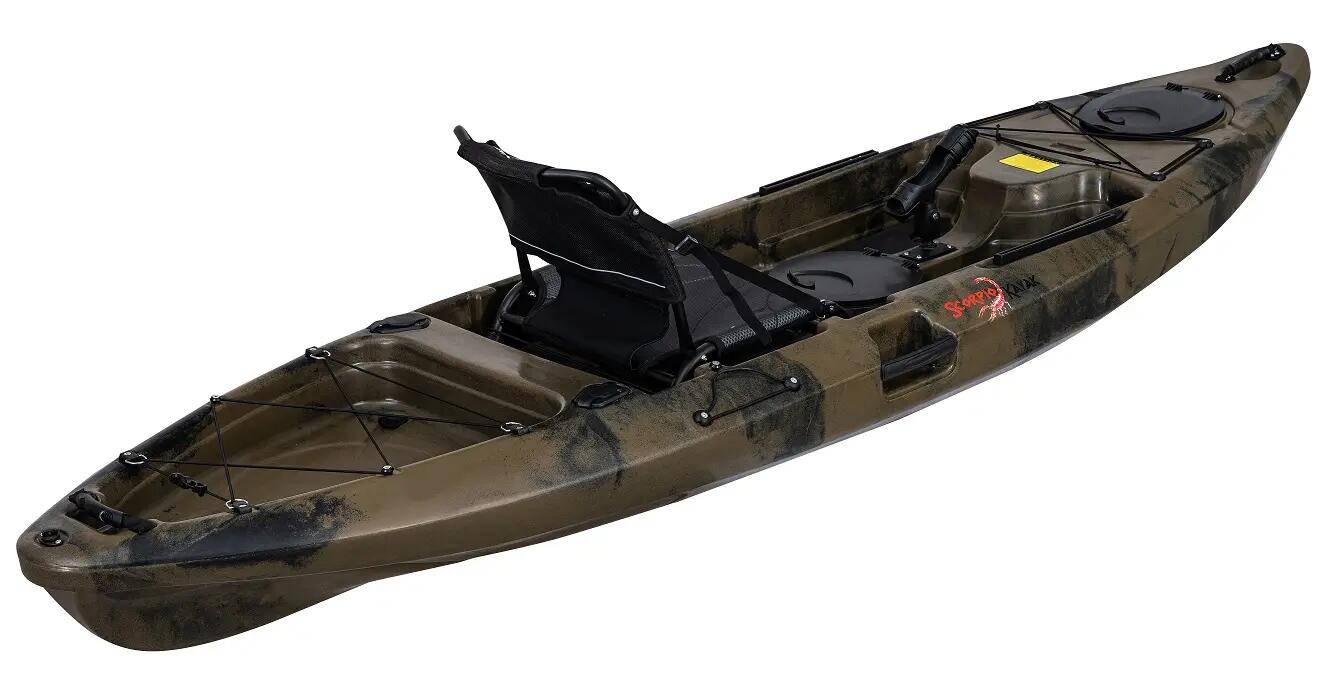 Kajak jednoosobowy wędkarski stabilny do pływania Scorpio kayak Lagoon 10 2/7