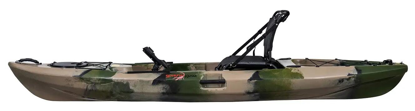 Kajak jednoosobowy wędkarski stabilny do pływania Scorpio kayak Lagoon 10 3/7