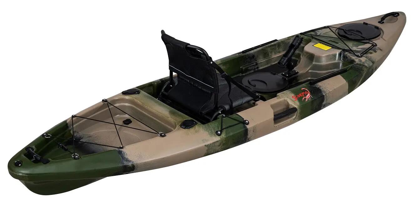 Kajak jednoosobowy wędkarski stabilny do pływania Scorpio kayak Lagoon 10 2/7