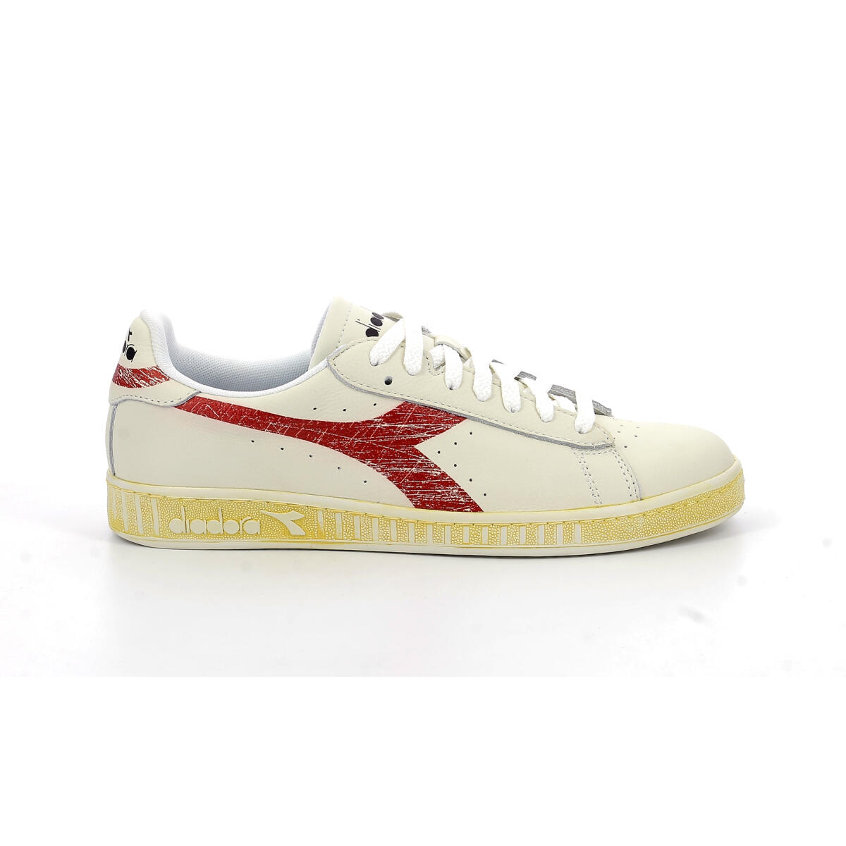 Diadora - Sneakers Basses Game Low Retro - Chaussures De Sport - Beige|blanc - 41 - Decathlon