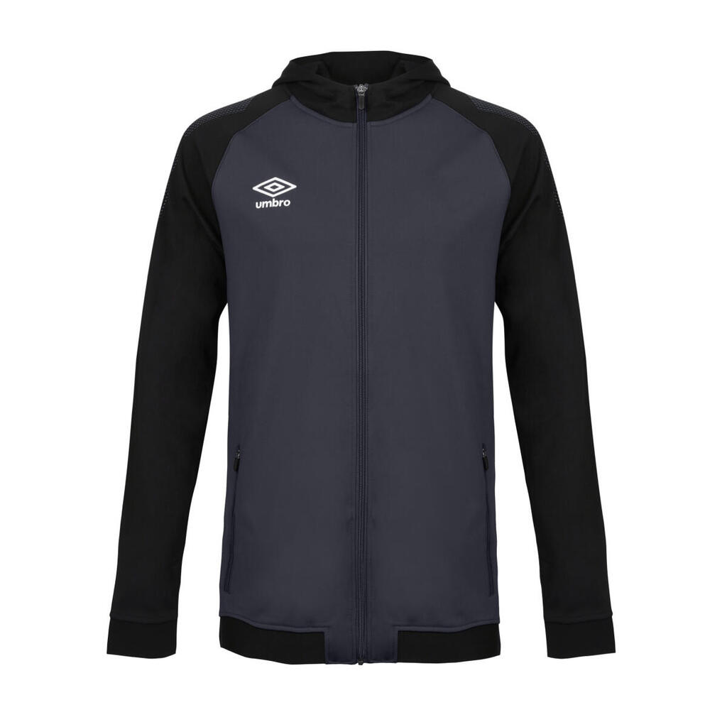 Umbro Men's Black Zip-Up Hooded Tracksuit Jacket 943850