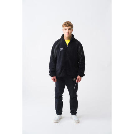 Umbro Lif Polar Sherpa Fleece Jacke für Herren in Schwarz