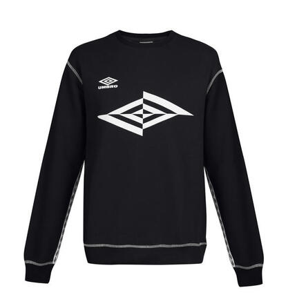 Sudadera Negra de Hombre Umbro Lif Cuello Redondo