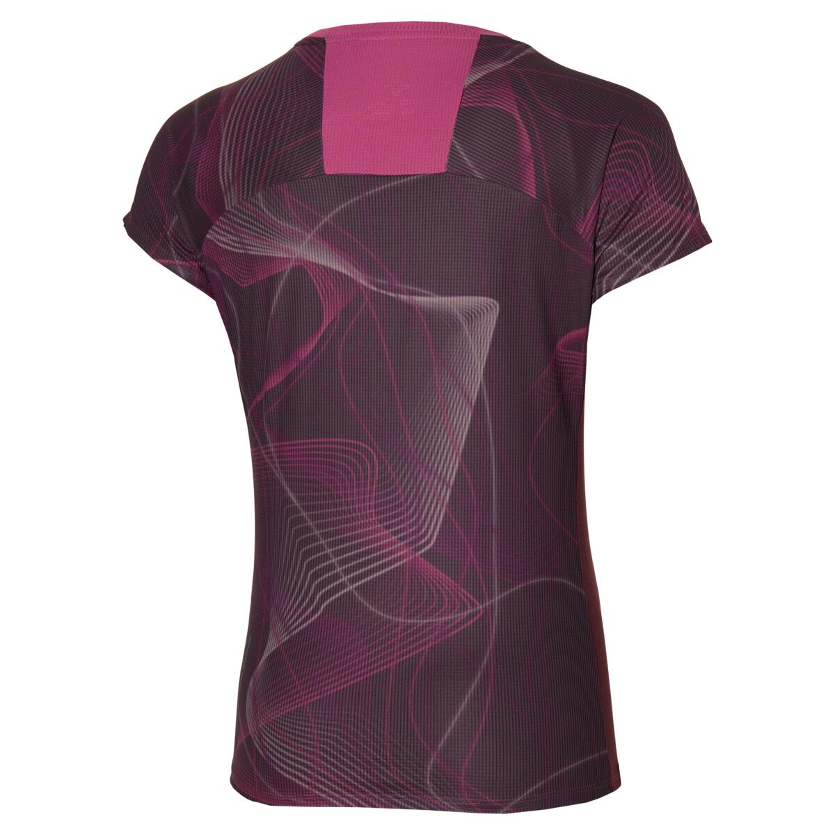 Mizuno Womens Aero Tee Purple 2/3