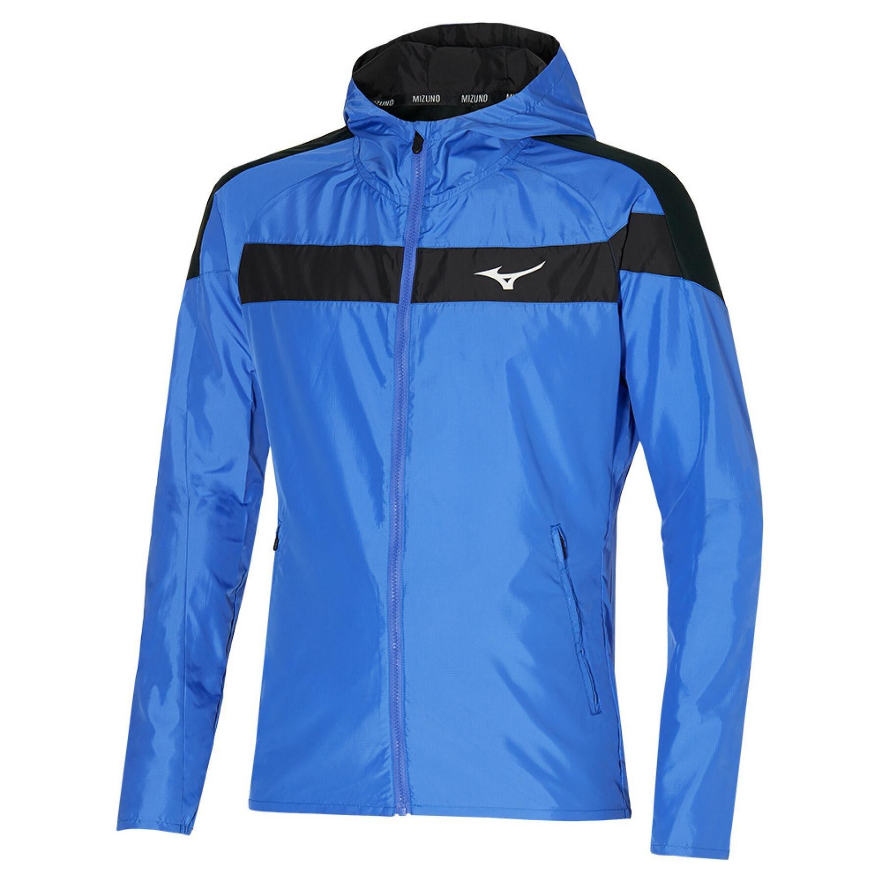 Mens Hooded Blue Coat Jacket 1/3