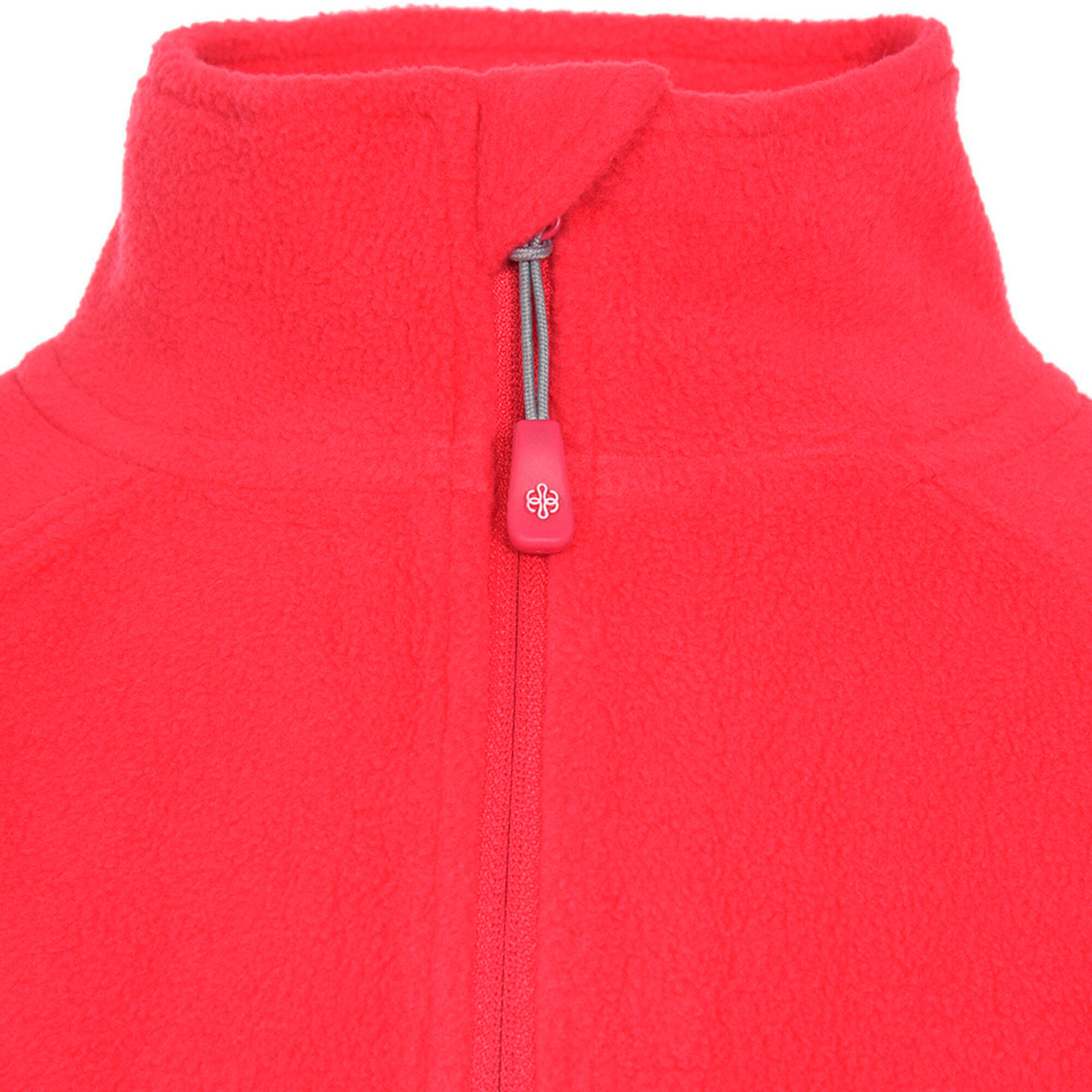 Warm Girls Zip Micro Fleece Raspberry 3/3