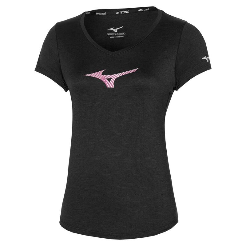 Mizuno Womens Impulse Core Tee Black MIZUNO Decathlon