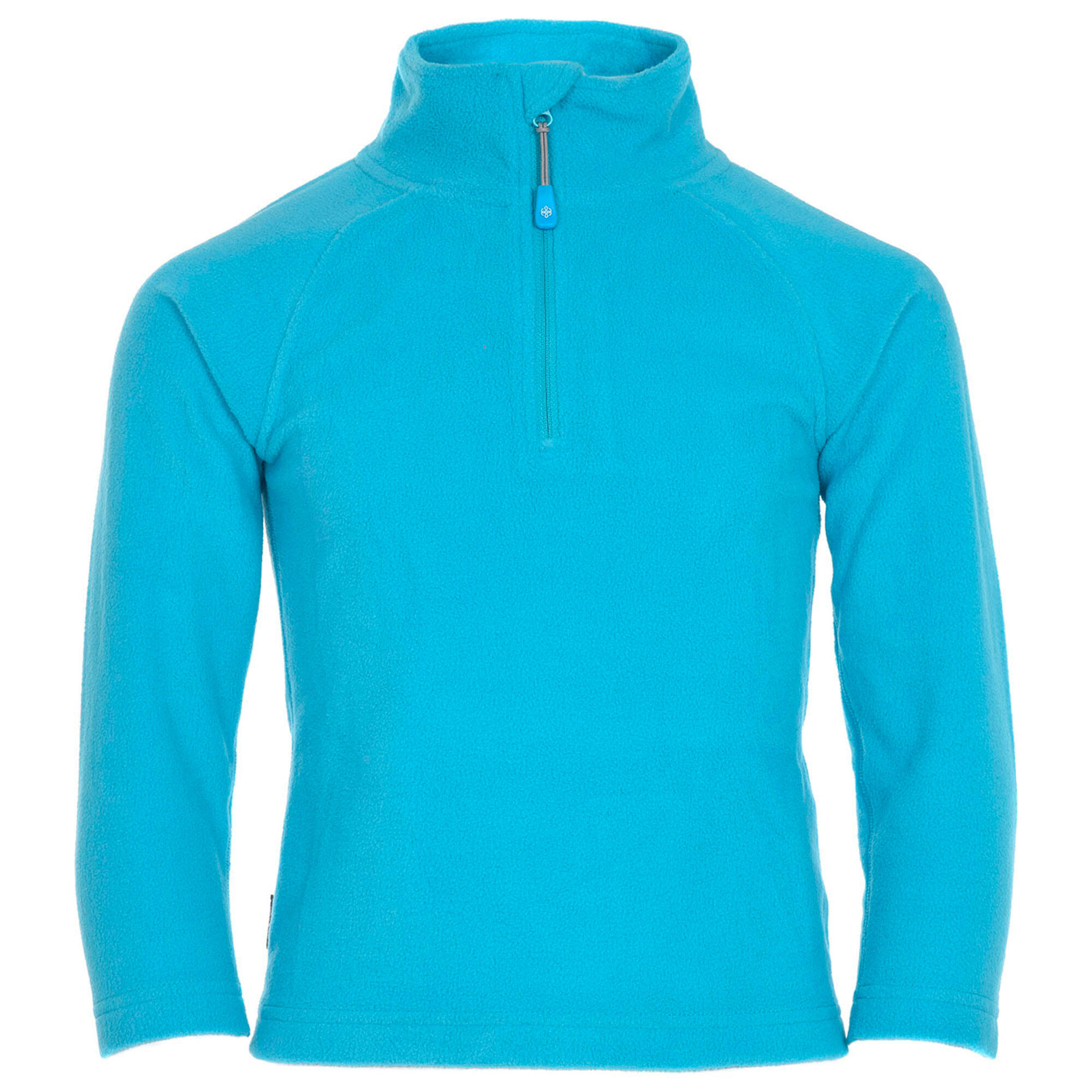 SURFANIC Warm Girls Zip Micro Fleece Cyan Blue