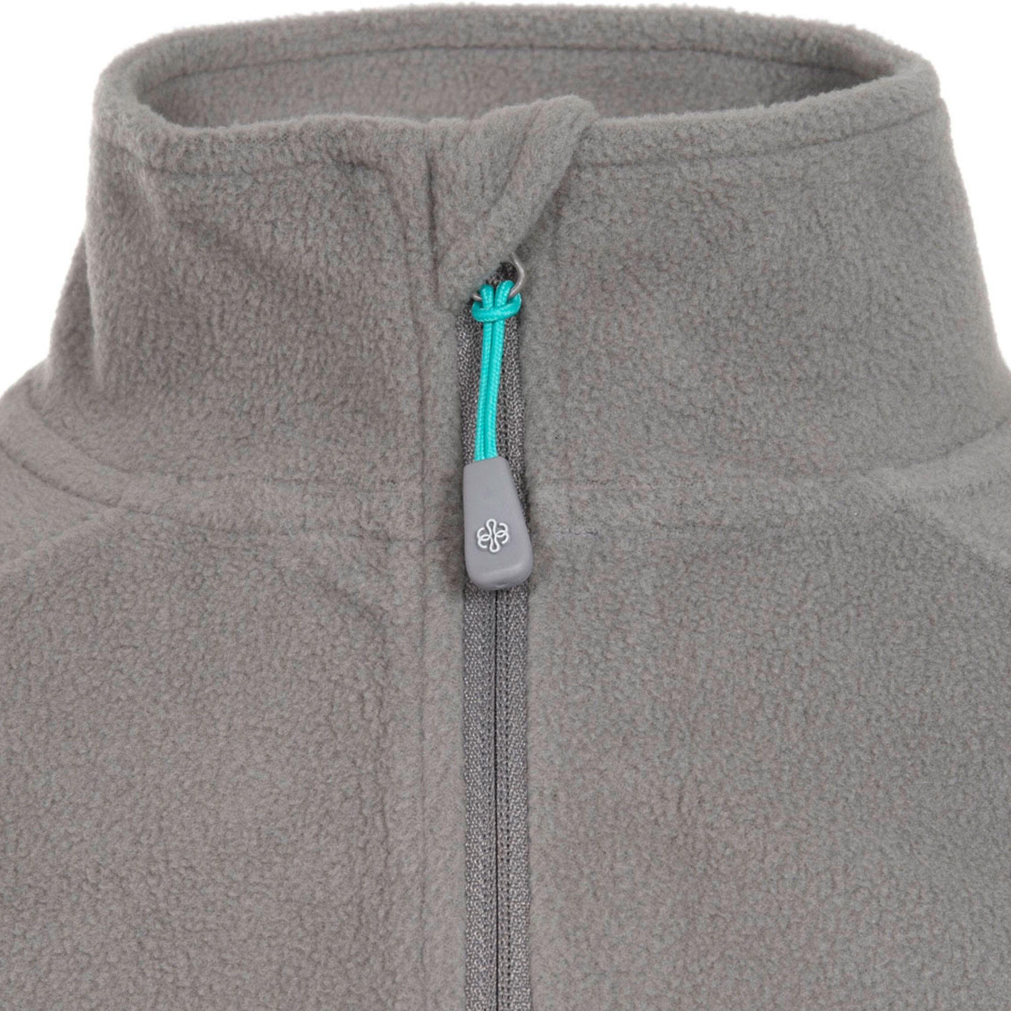 Warm Girls Zip Micro Fleece Grey 3/3