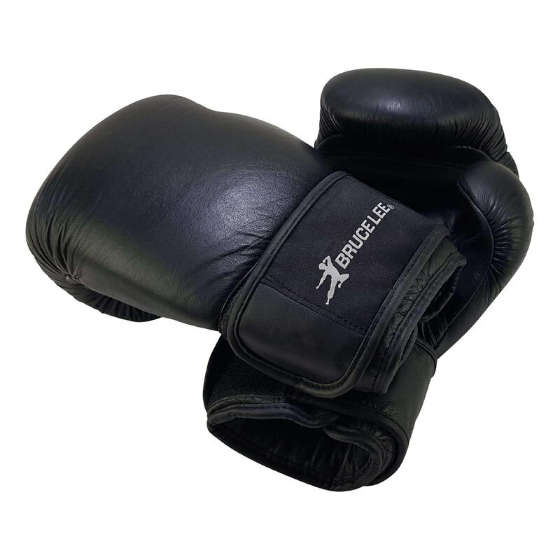 Bruce Lee Allround Boxing Glove Boxhandschuh Pro  Schwarz 12 OZ